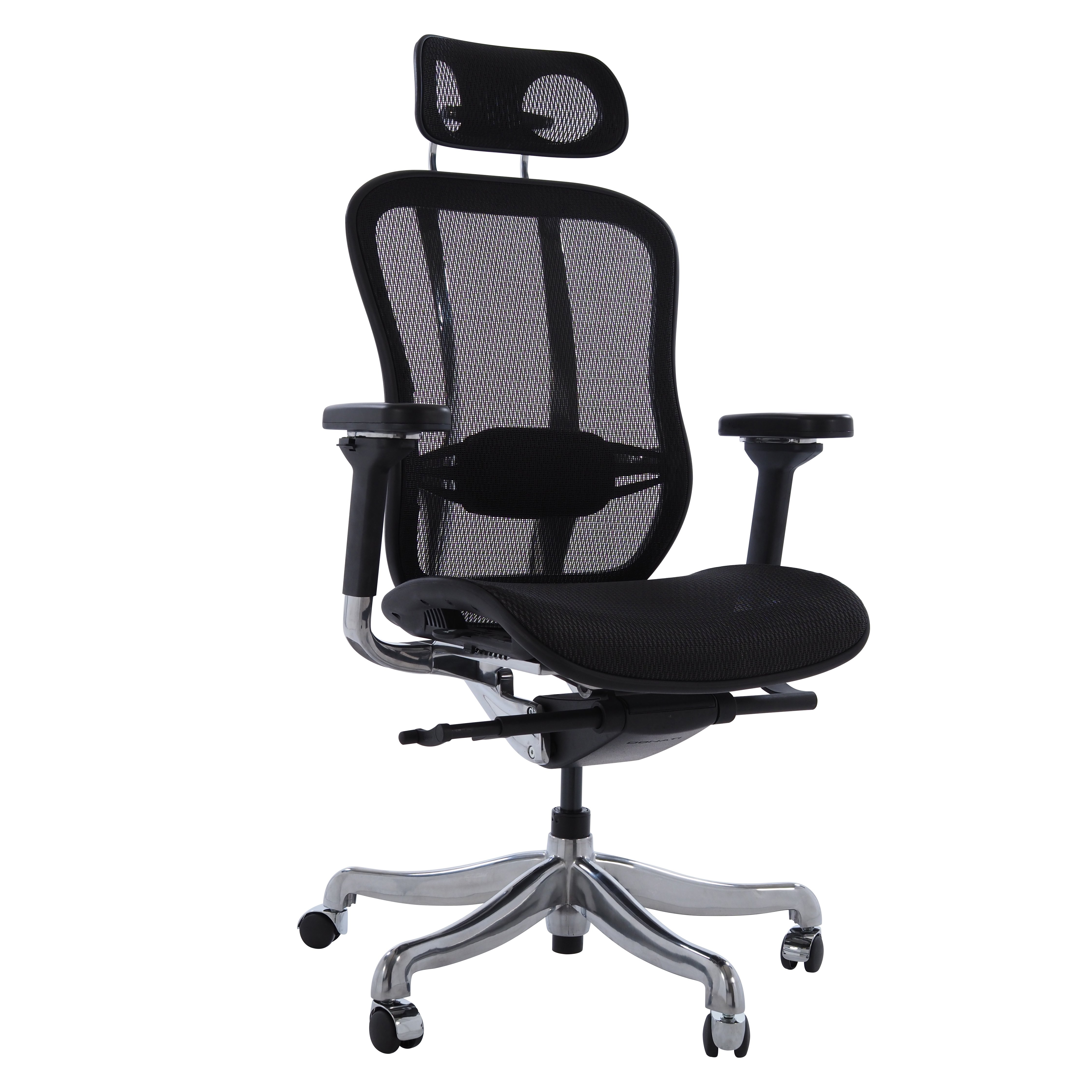 Herman Miller style, Kontorstol Aaron mesh stoff svart