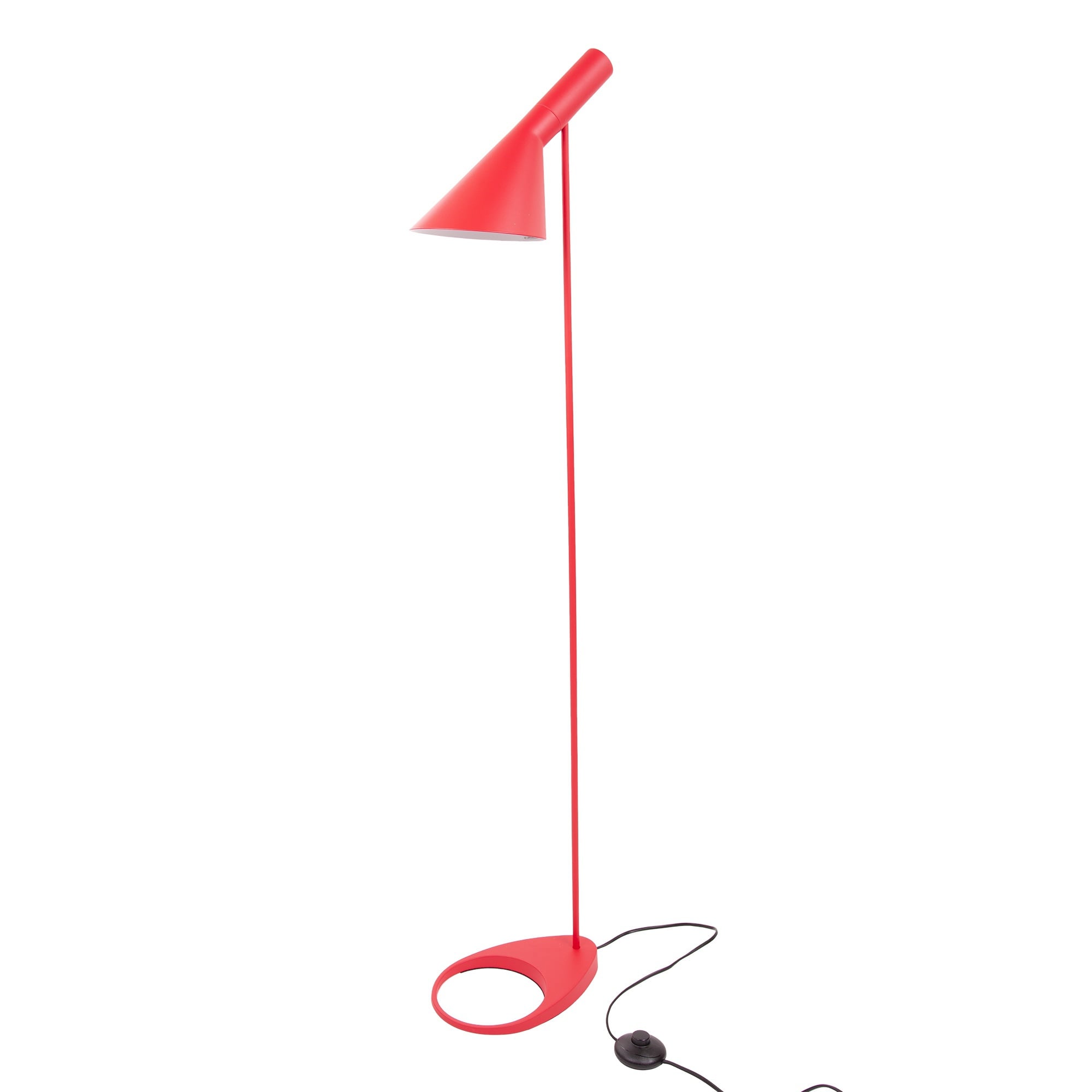Arne Jacobsen style, Gulv lys DD D AJ lampe rød