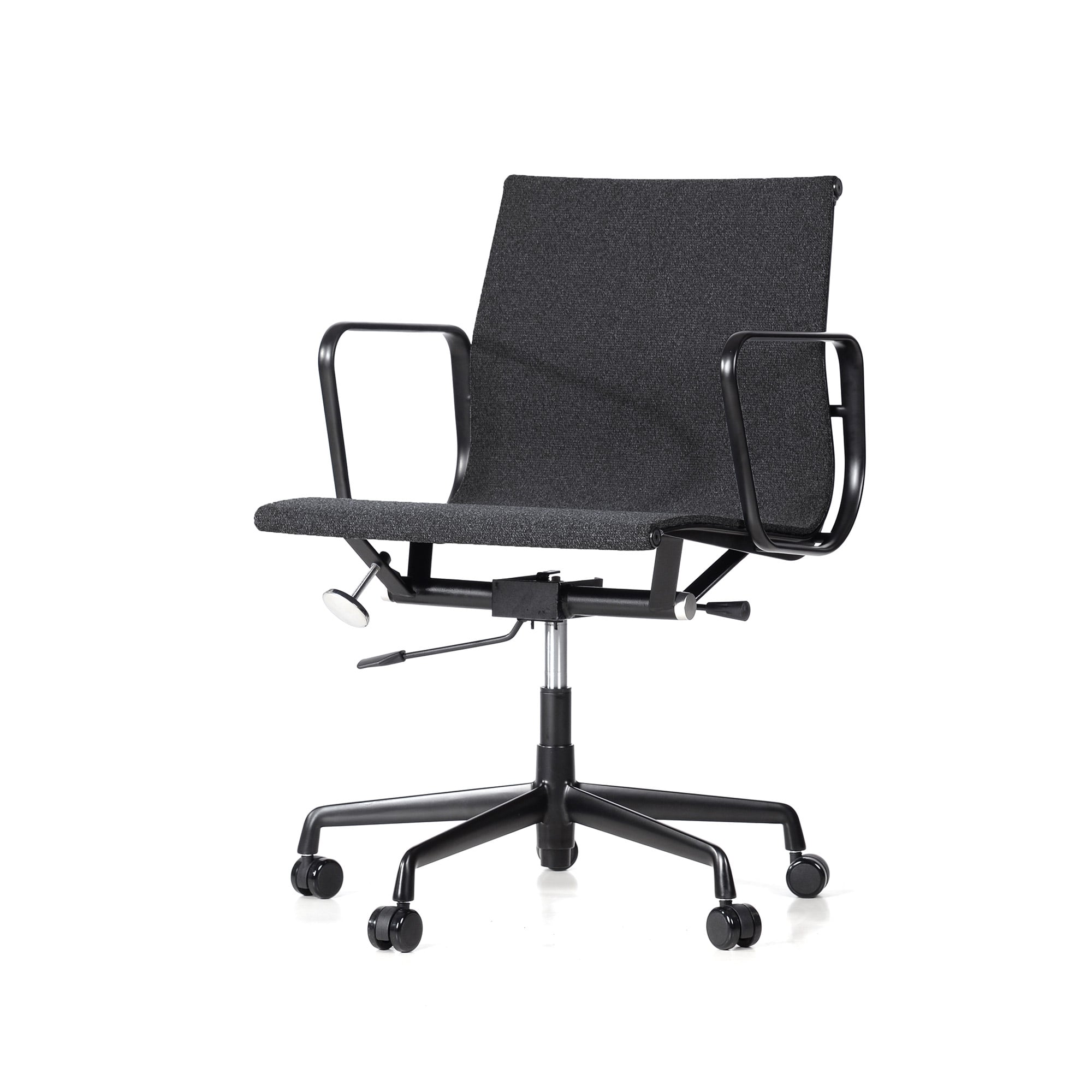 Charles Eames style, Kontorstol EA117 Fabric Mesh black base svart