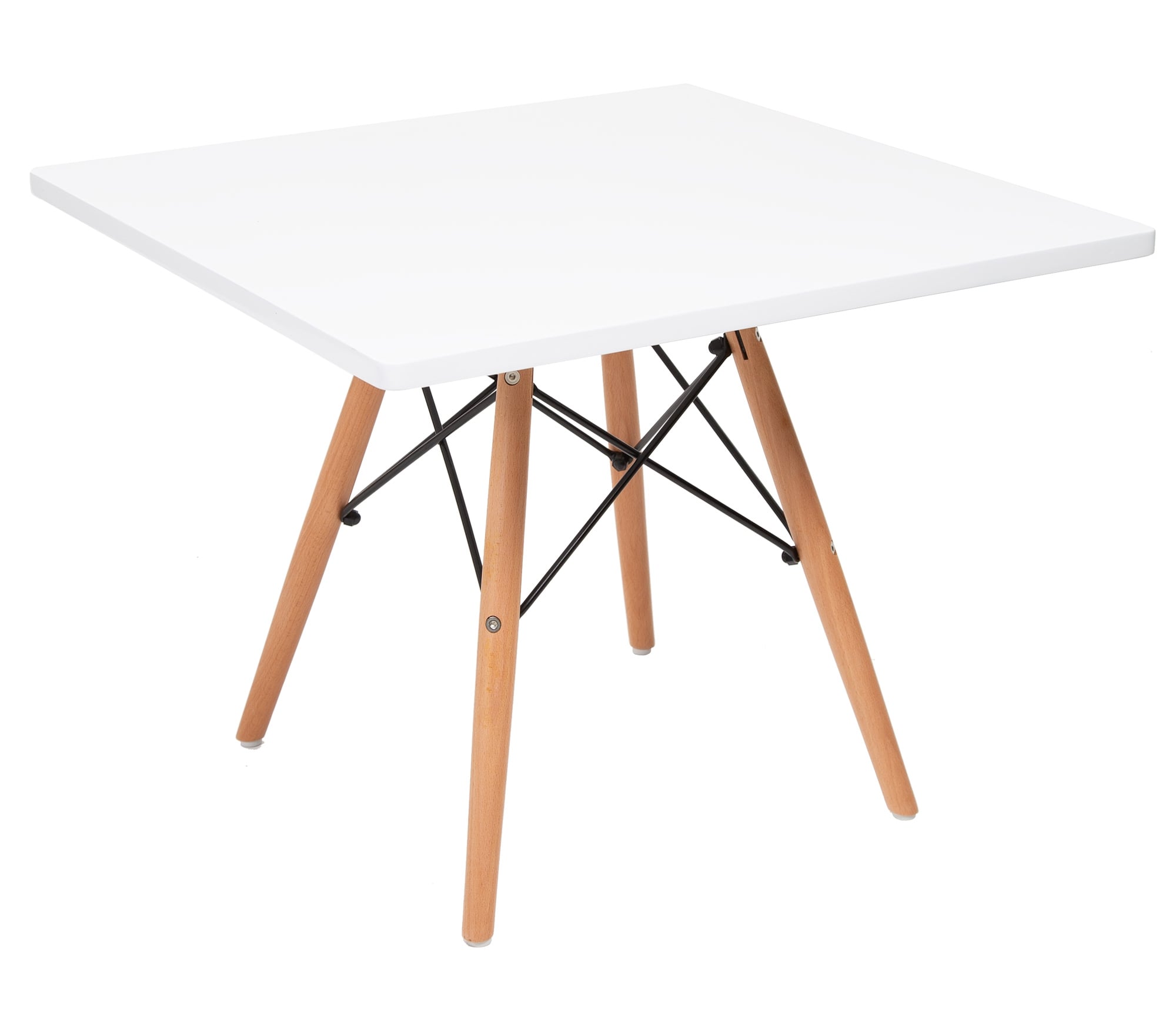 Charles Eames style, Barnebord CTW junior kvadrat hvit