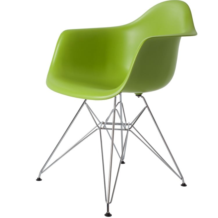 Charles Eames style, Spisestue stol DAR PP grønn