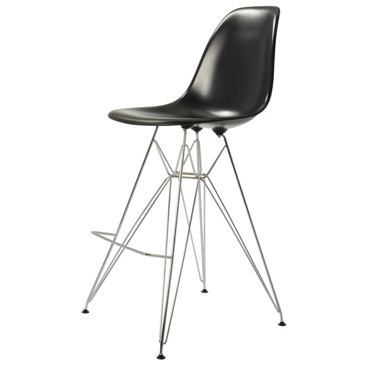 Charles Eames style, Barkrakk DSR blank ABS svart