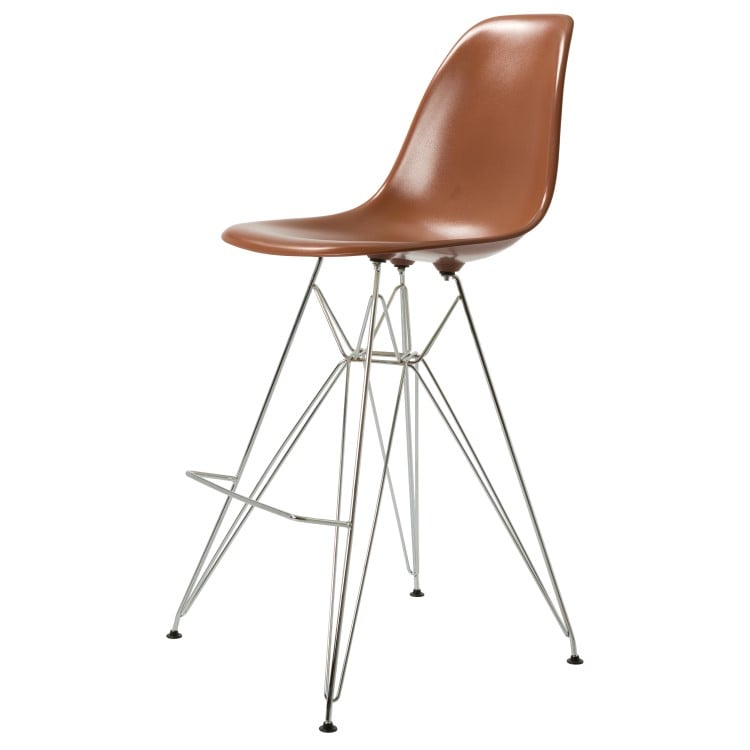 Charles Eames style, Barkrakk DSR blank ABS brun