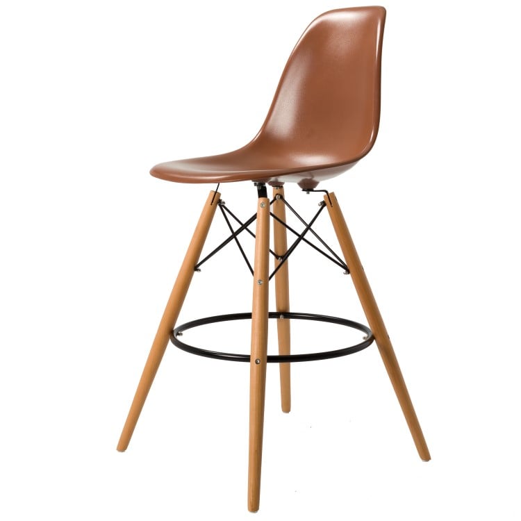 Charles Eames style, Barkrakk DSW krakk ABS brun