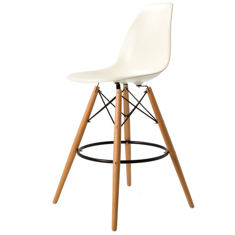 Charles Eames style, Barkrakk DSW krakk ABS creme