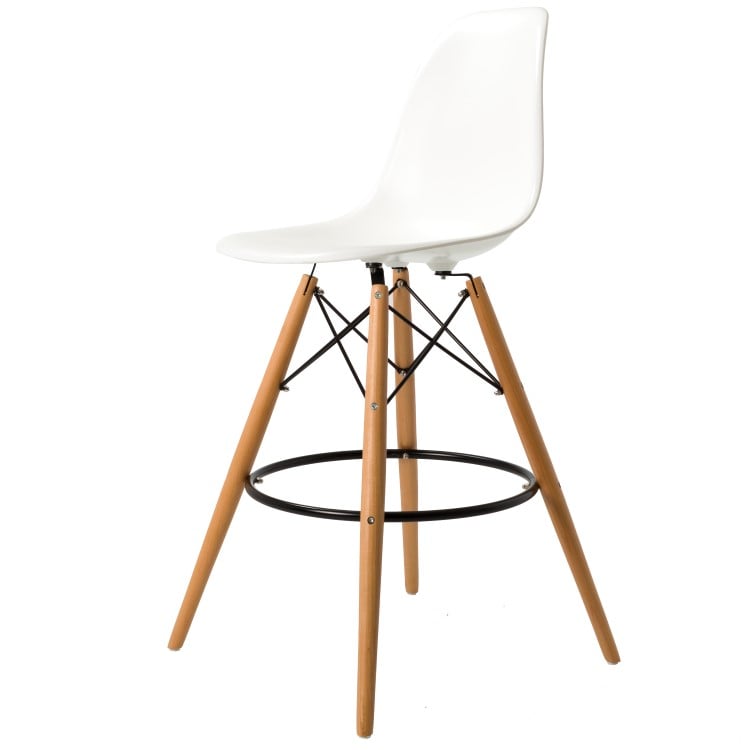 Charles Eames style, Barkrakk DSW krakk ABS hvit