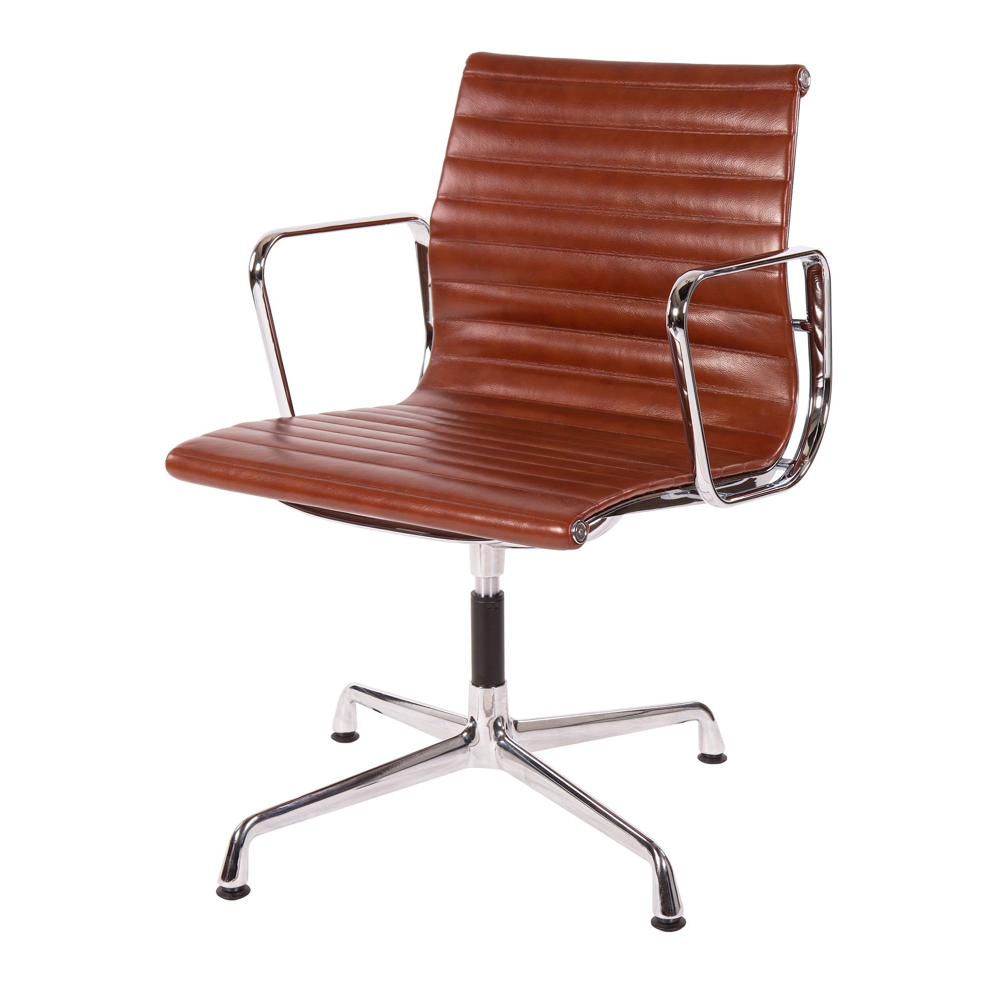 Charles Eames style, Conference stol EA108 lær antikk