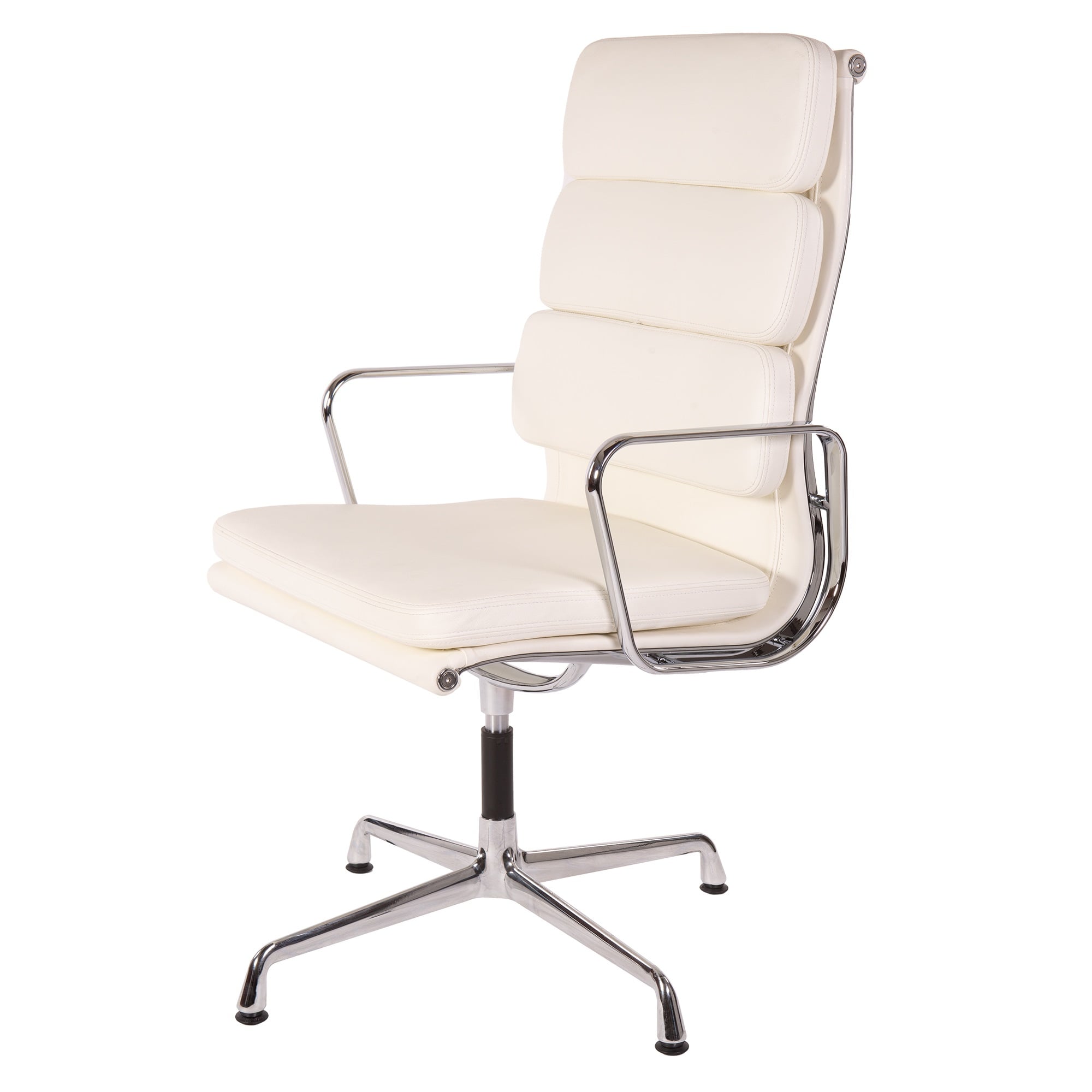 Charles Eames style, Conference stol EA208 høy rygg creme