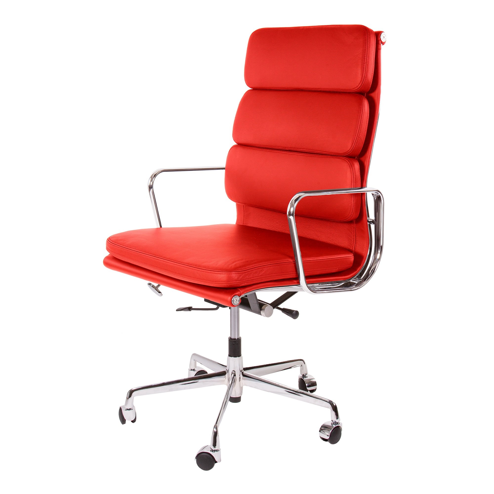 Charles Eames style, Styreleder EA219 lær rød