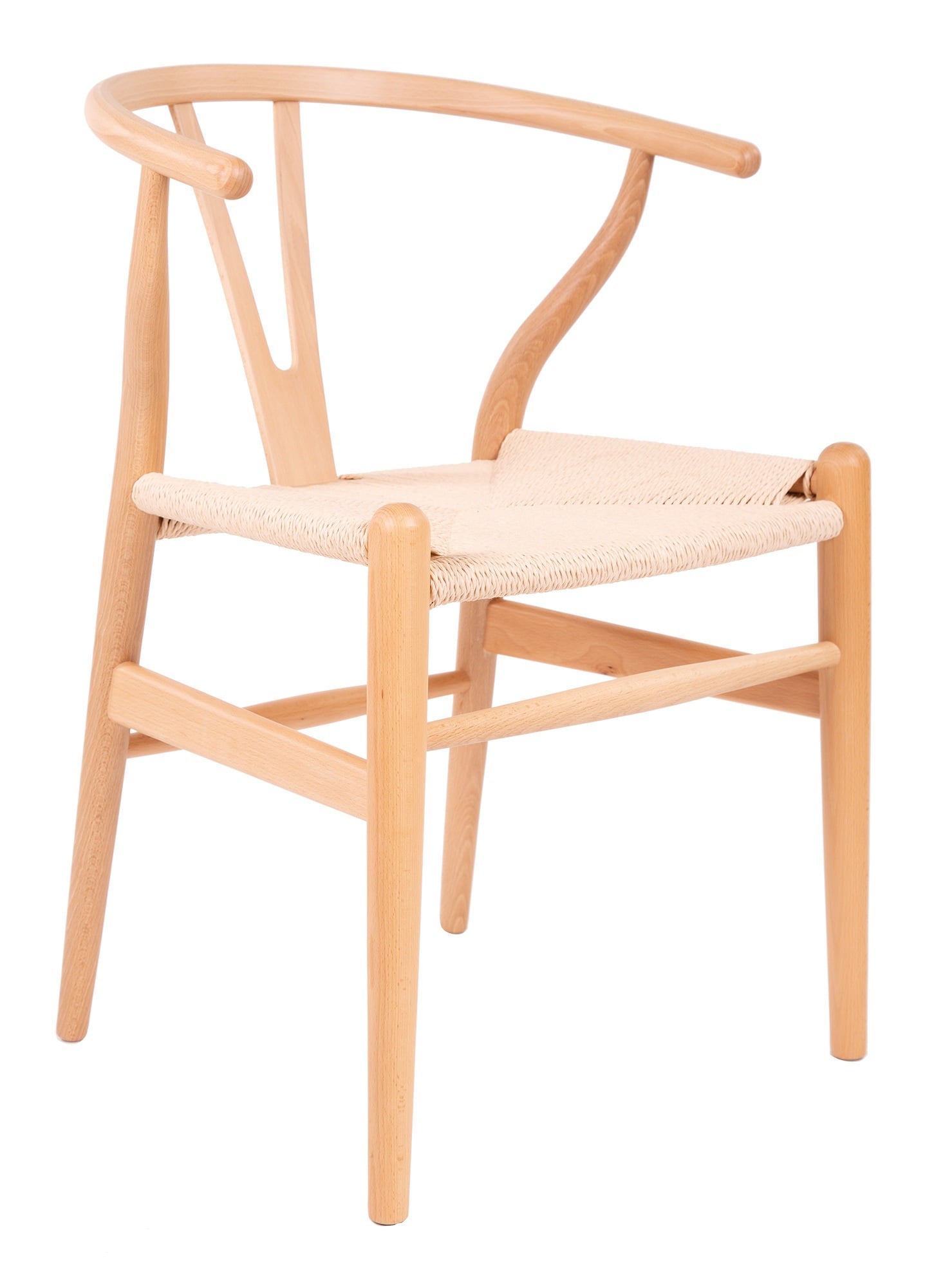 Wegner style, Spisestue stol Y-chair wishbone CH24 naturell natural