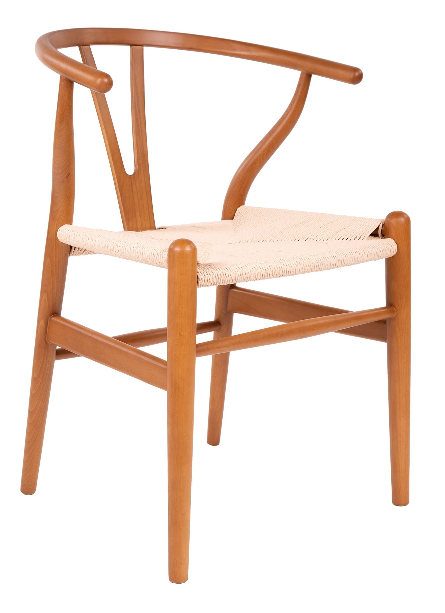 Wegner style, Spisestue stol Y-chair wishbone CH24 Valnøtt natural