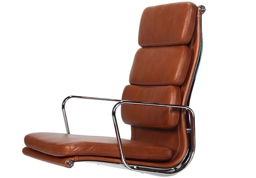 Charles Eames style, Conference stol EA208 høy rygg antikk