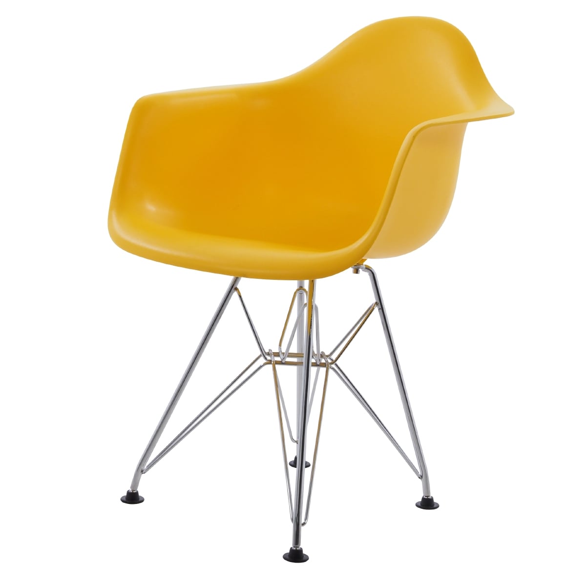 Charles Eames style, Barnestol DAR Junior gul