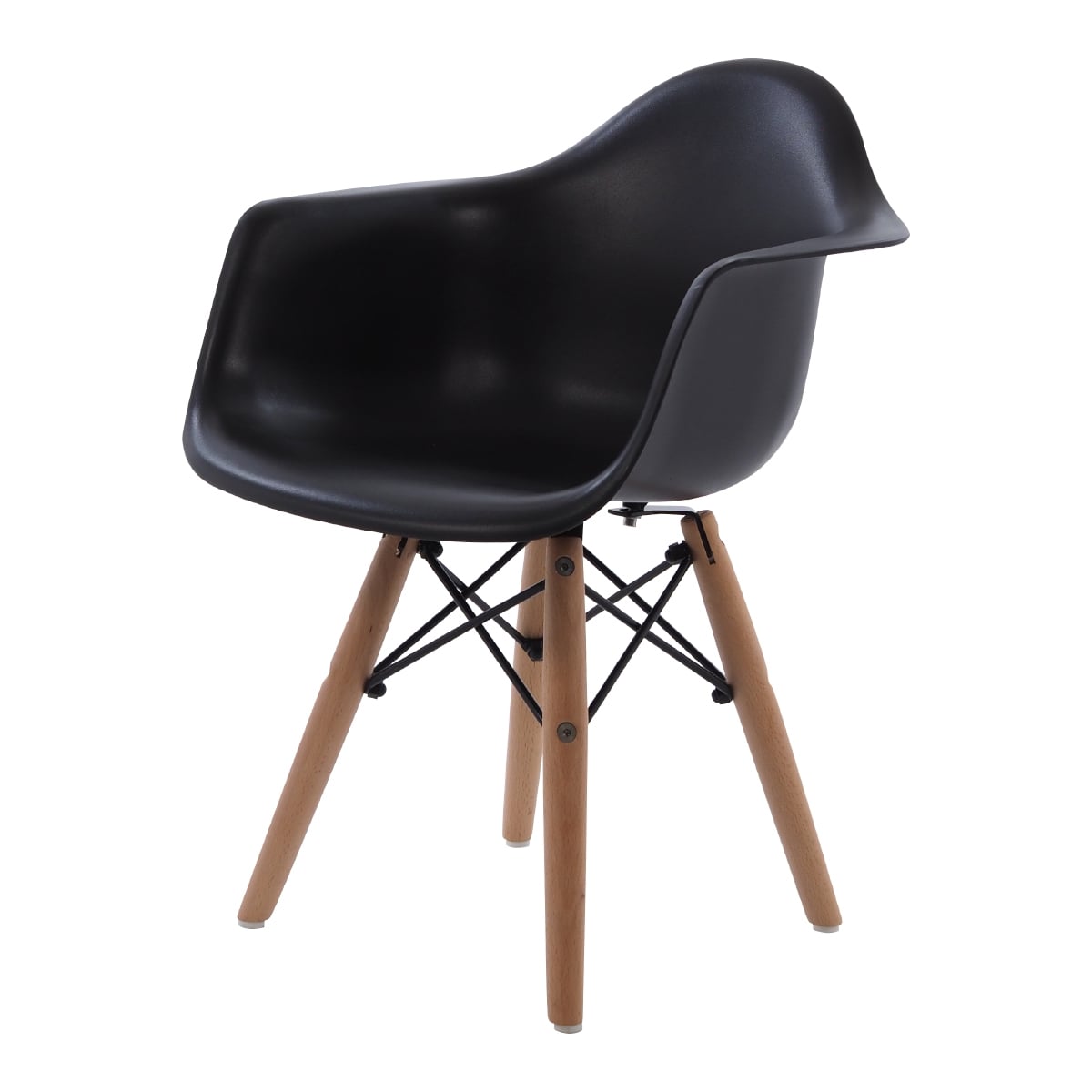Charles Eames style, Barnestol DAW Junior svart