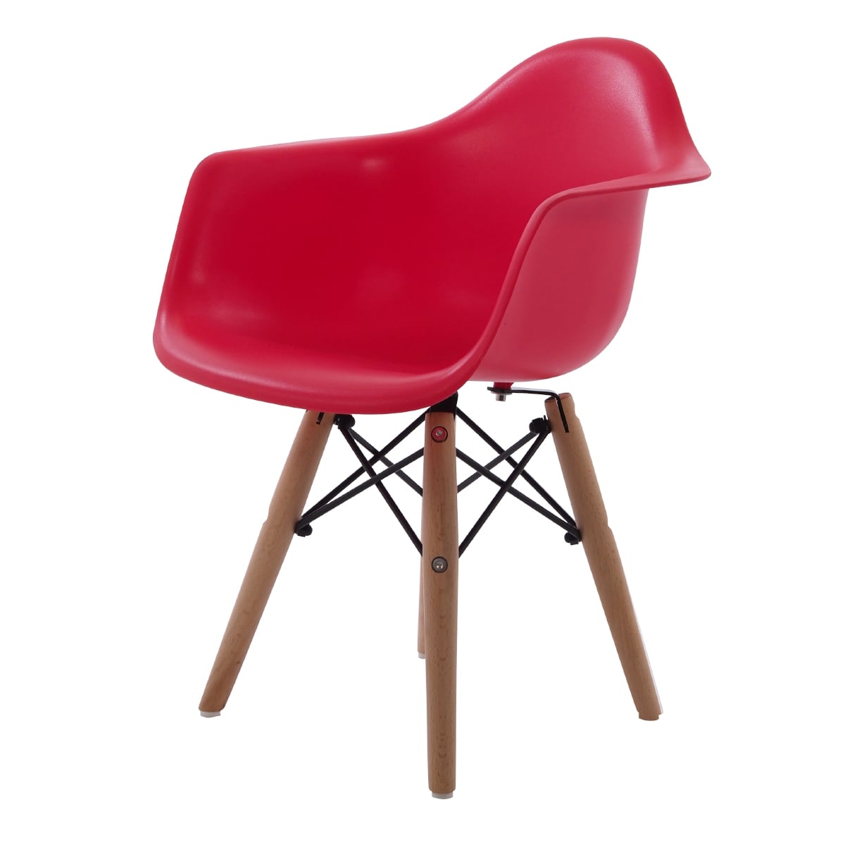 Charles Eames style, Barnestol DAW Junior rød