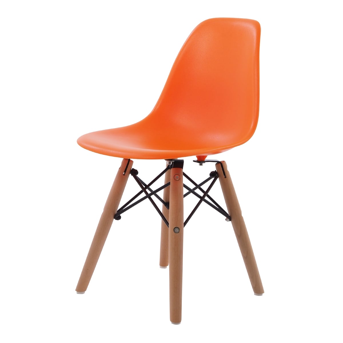 Charles Eames style, Barnestol DSW Junior oransj