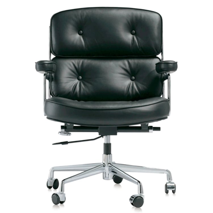 Charles Eames style, Kontorstol ES104 svart