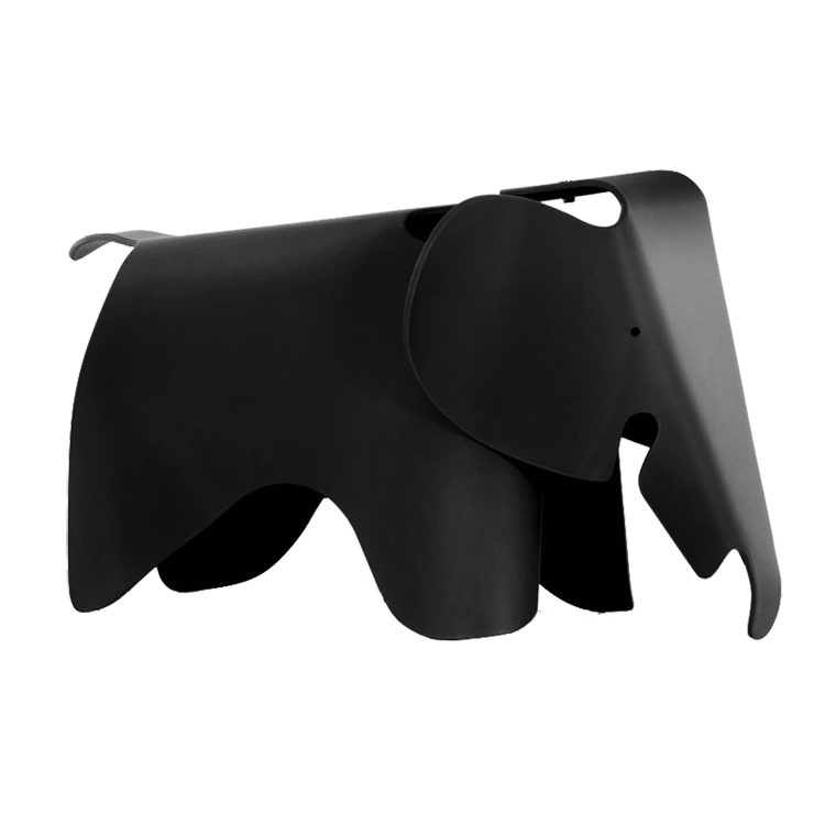 Charles Eames style, Elefant stol Elephant Junior svart