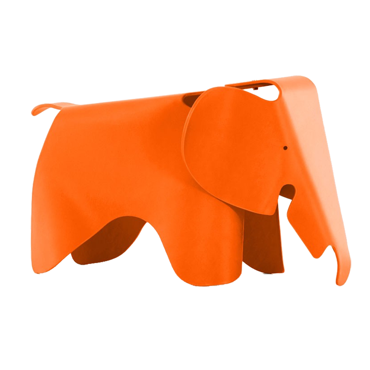 Charles Eames style, Elefant stol Elephant Junior oransj