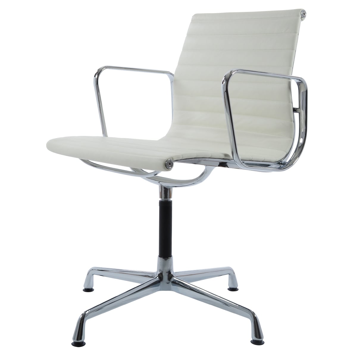 Charles Eames style, Conference stol EA108 lær creme