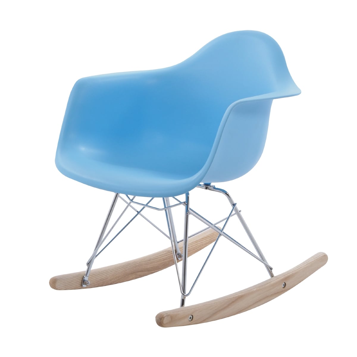 Charles Eames style, Gyngestol RAR Junior lys blå