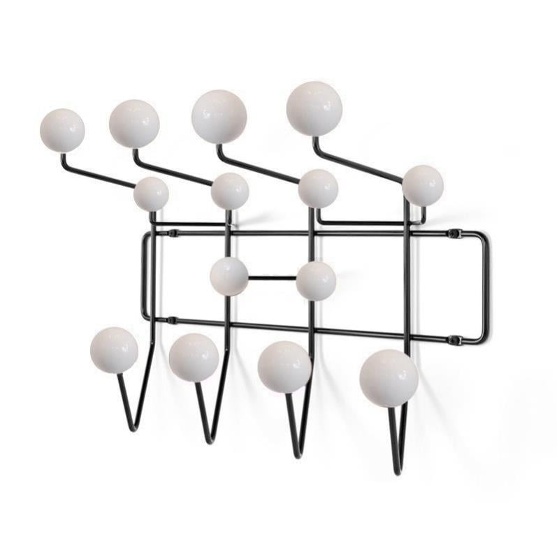 Charles Eames style, Kleshenger Heng alt Hvit med svart frame