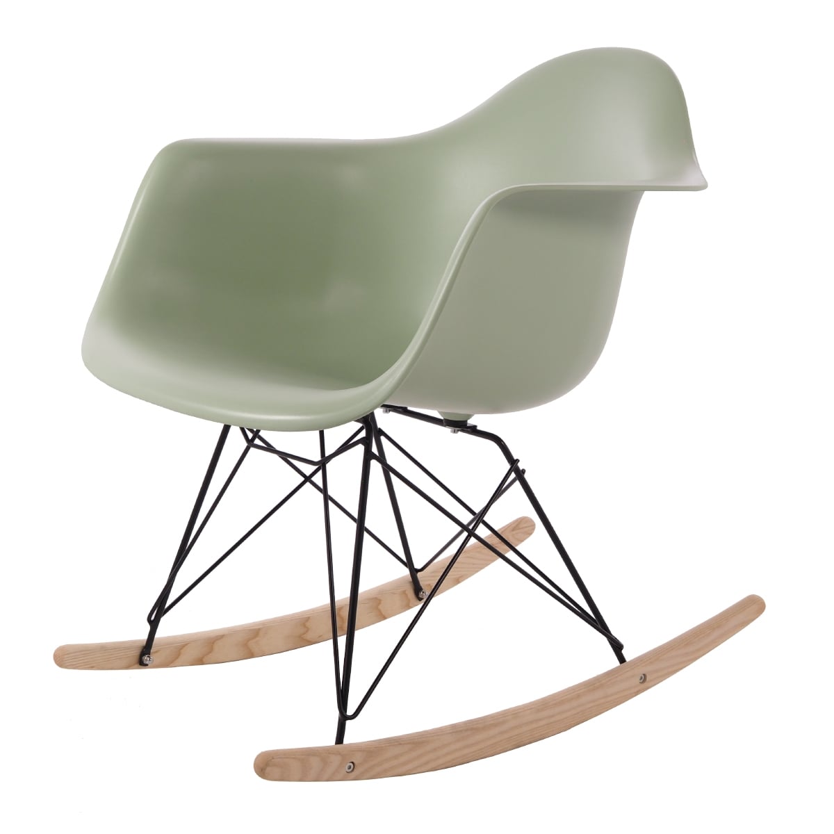Charles Eames style, Gyngestol RAR Svart base PP mint
