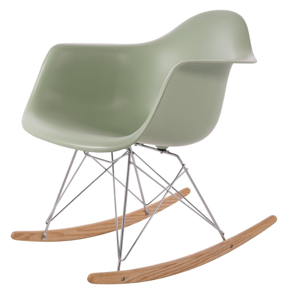 Charles Eames style, Gyngestol RAR Chrome Frame PP mint