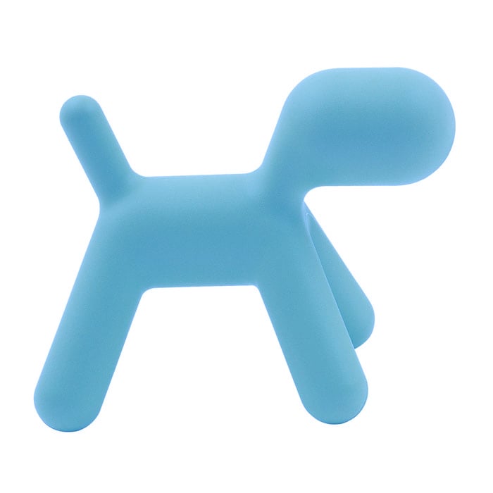 Eero Aarnio style, Barnestol Puppy chair liten blå