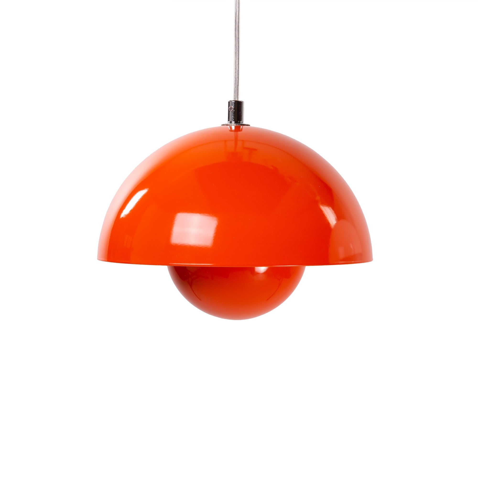 Verner Panton style, Anheng lys Blomsterkrukke VP1 oransj