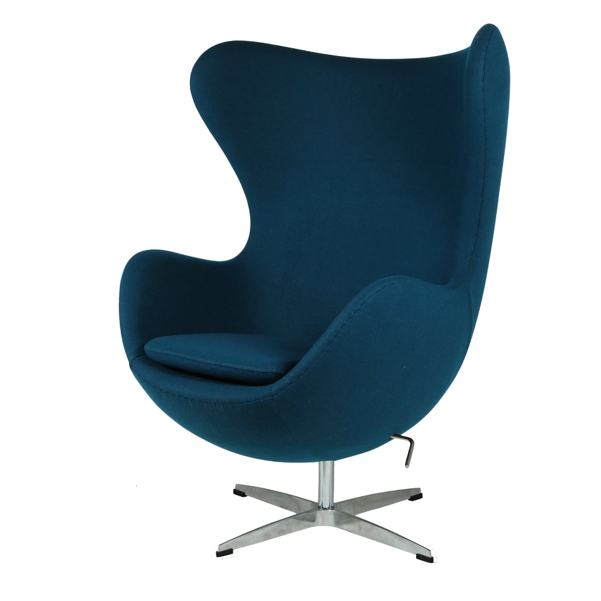 Arne Jacobsen style, Lounge stol Egg stol Cashmere mørke blå