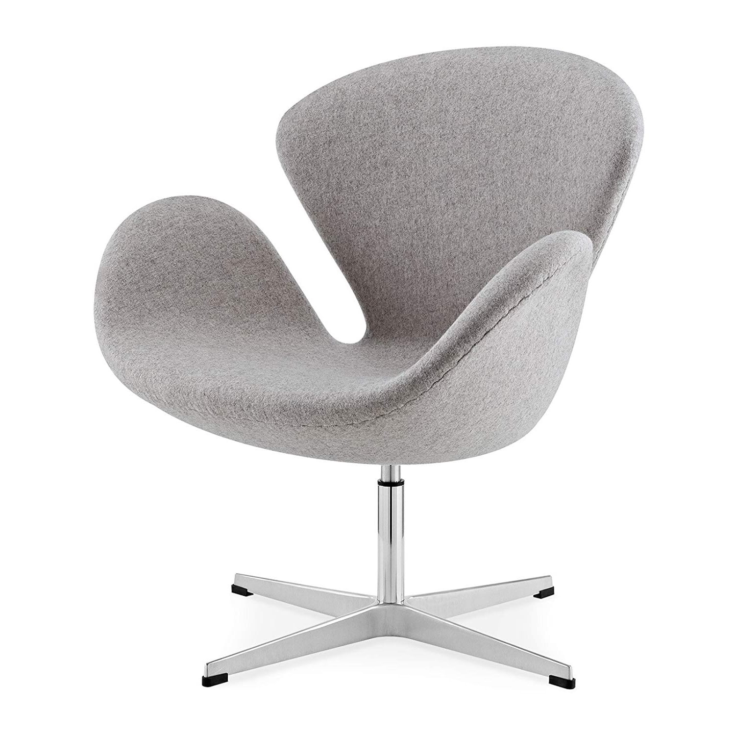 Arne Jacobsen style, Lounge stol Swan Cashmere lys grå