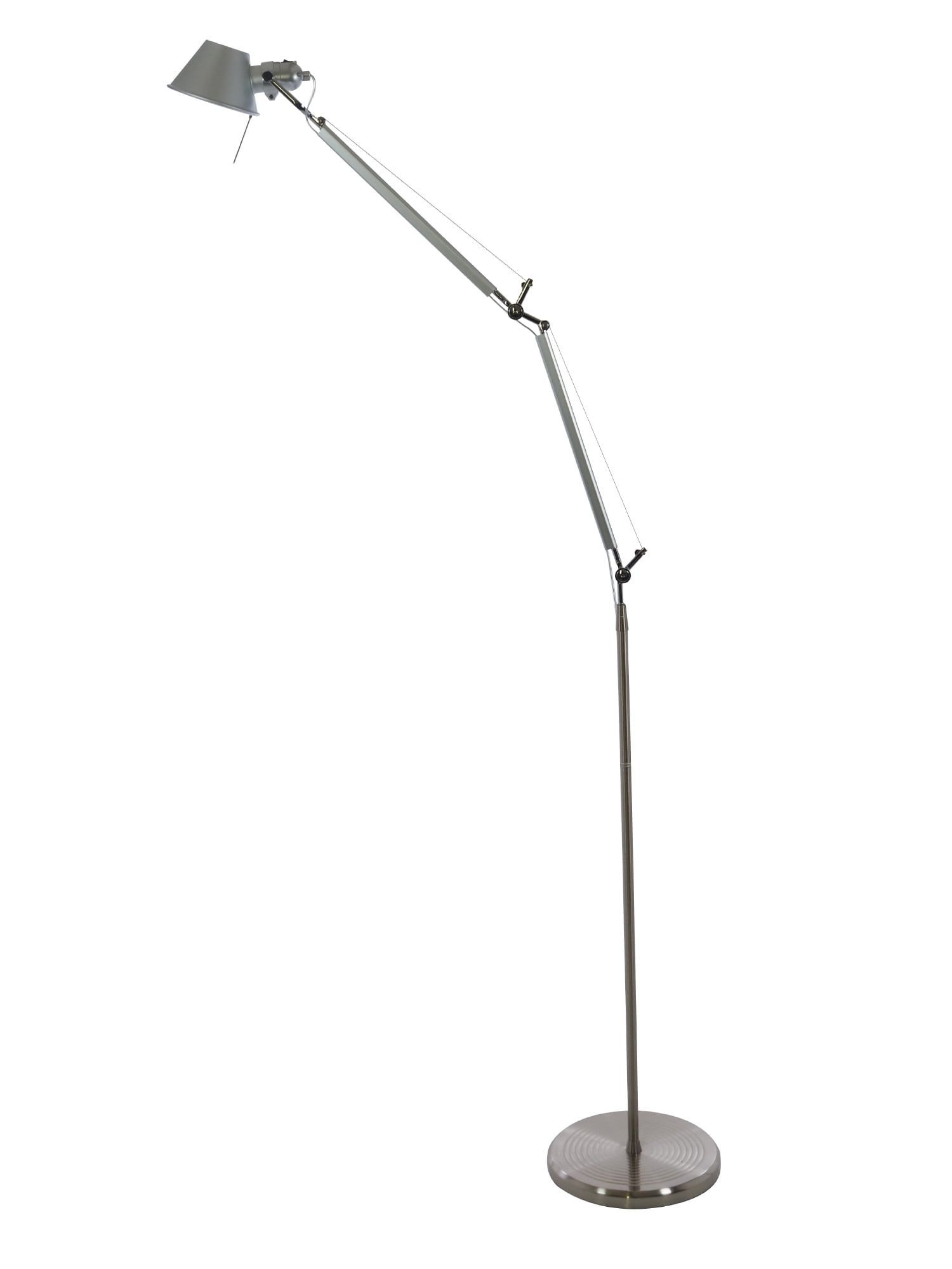 Michele De Lucchi style, Gulv lys Michele Toledo Aluminium