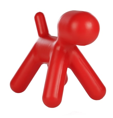 Eero Aarnio style, Barnestol Puppy chair liten rød