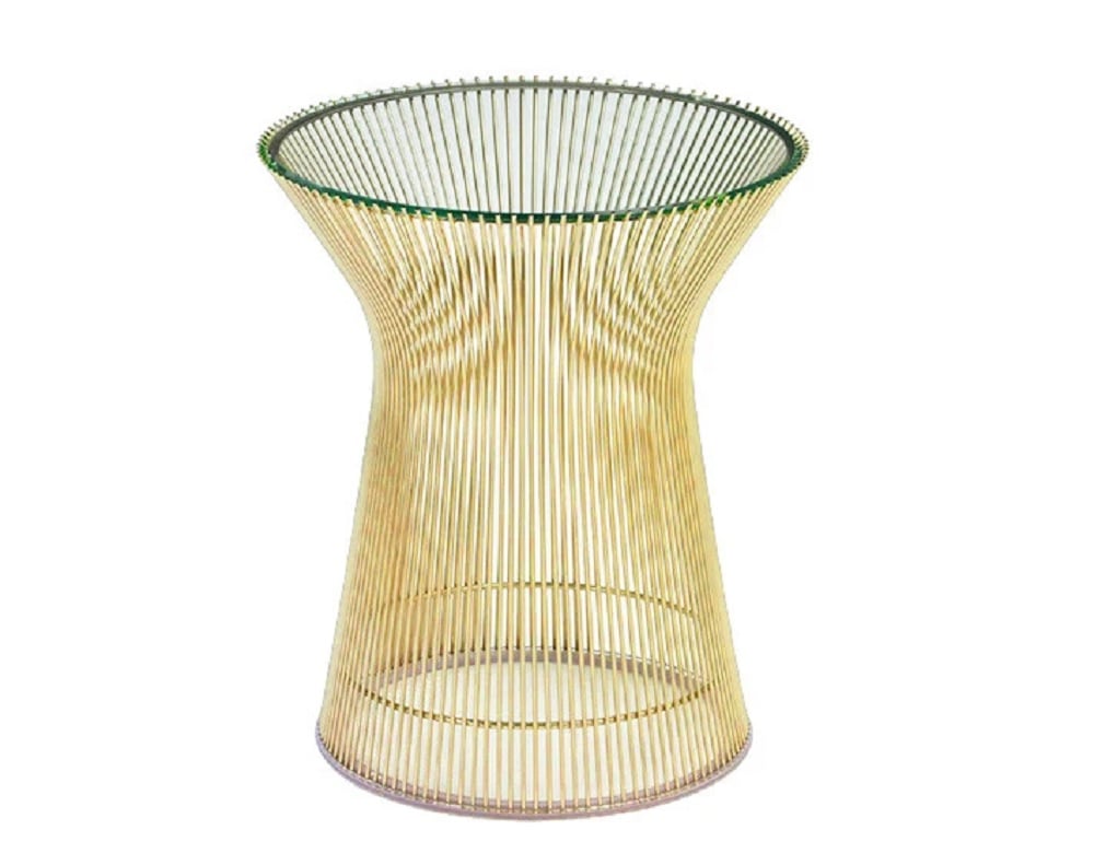 Warren Platner style, Sidebord Wire bord Gull