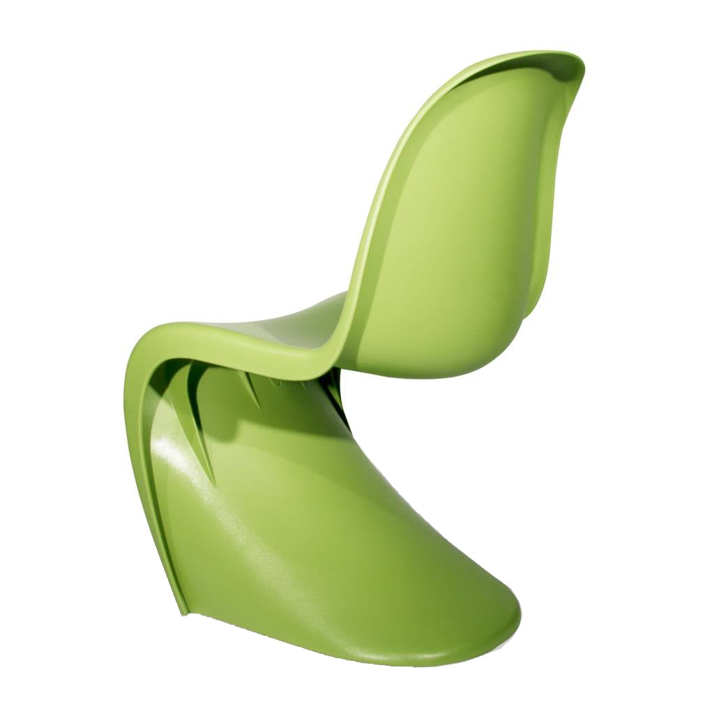 Verner Panton style, Barnestol Panton stol blank lime