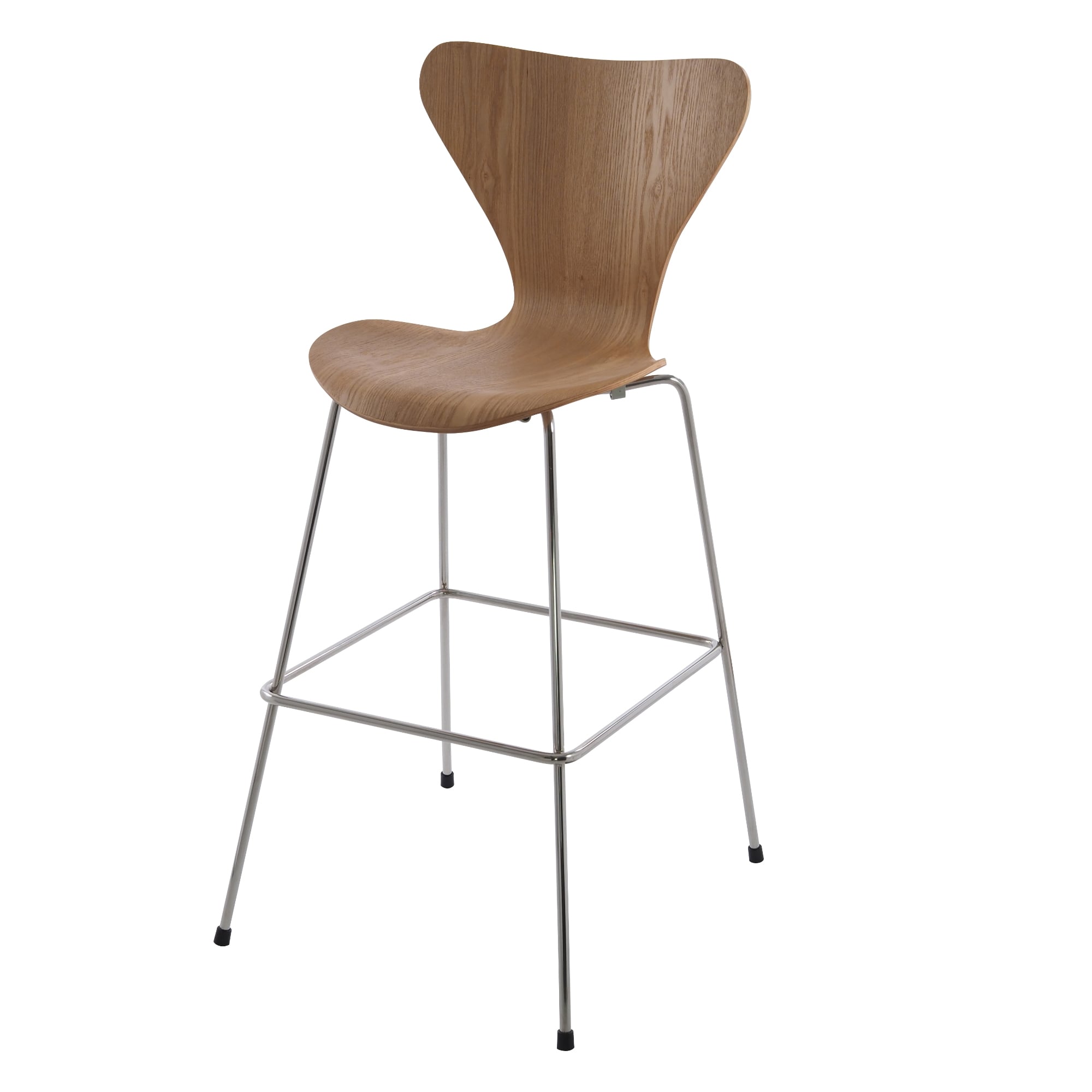Arne Jacobsen style, Barkrakk Butterfly series 76cm natural